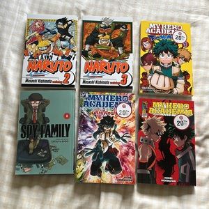 NWT 6 Shonen Mangas!